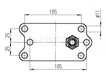 Skizze Klemmschelle 48 mm verstärkt